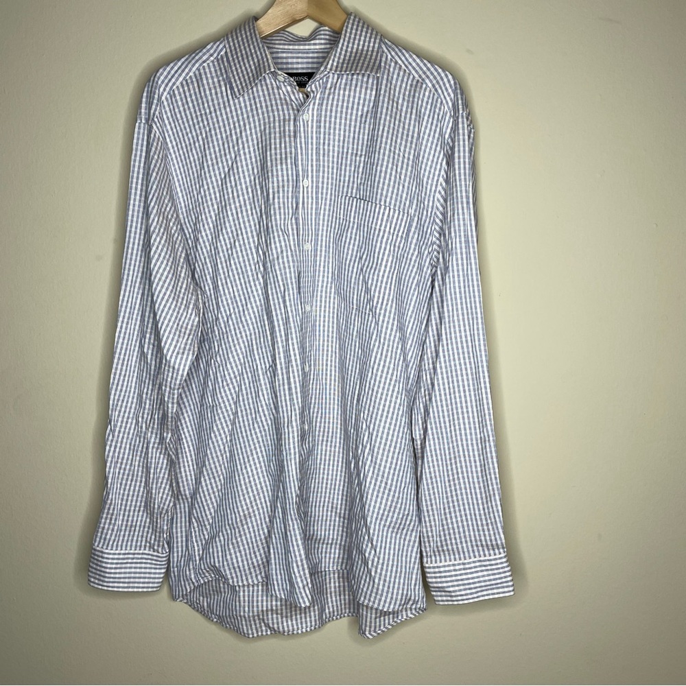 Hugo Boss | Two Ply Button Down Shirt